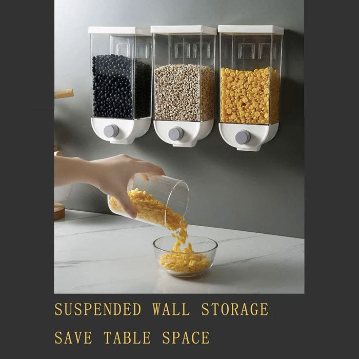 Wall Mount Push Button Container 1100ML