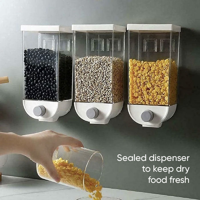Wall Mount Push Button Container 1100ML
