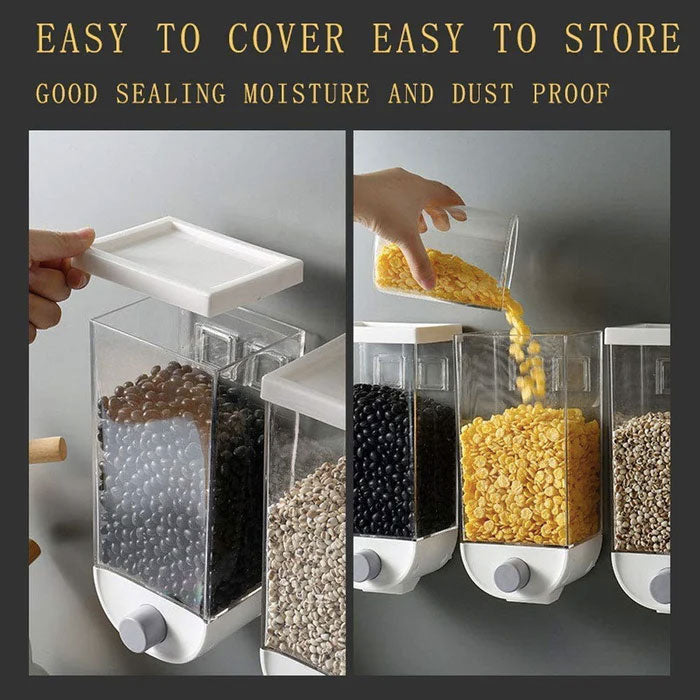 Wall Mount Push Button Container 1100ML