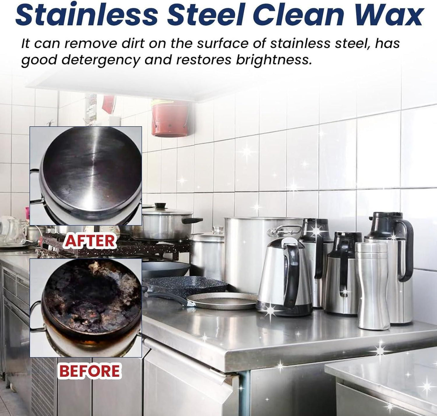Stainless Steel Cleaning Wax