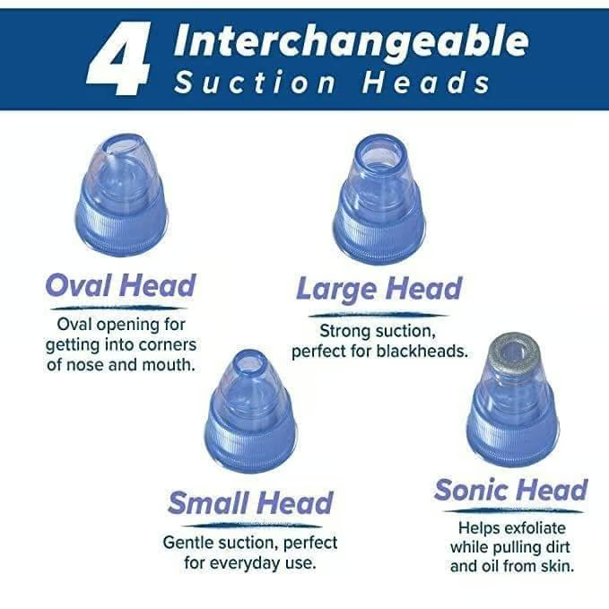 ✨Crispy 4 in 1 Multi-Function Blackhead Whitehead Extractor Remover Device
