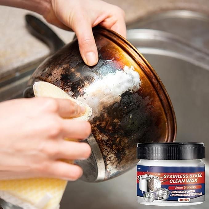 Stainless Steel Cleaning Wax