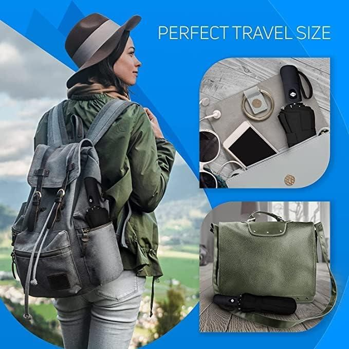 ☔Compact Automatic Open Close Lightweight Umbrella GET FREE Silicone Shoes Cover 😍