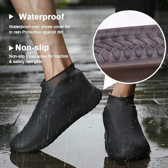 ☔Compact Automatic Open Close Lightweight Umbrella GET FREE Silicone Shoes Cover 😍