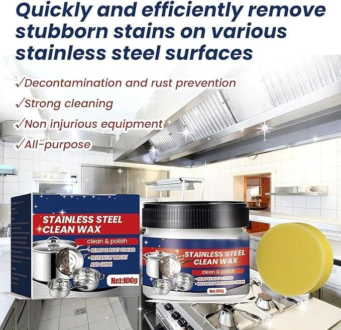 Stainless Steel Cleaning Wax