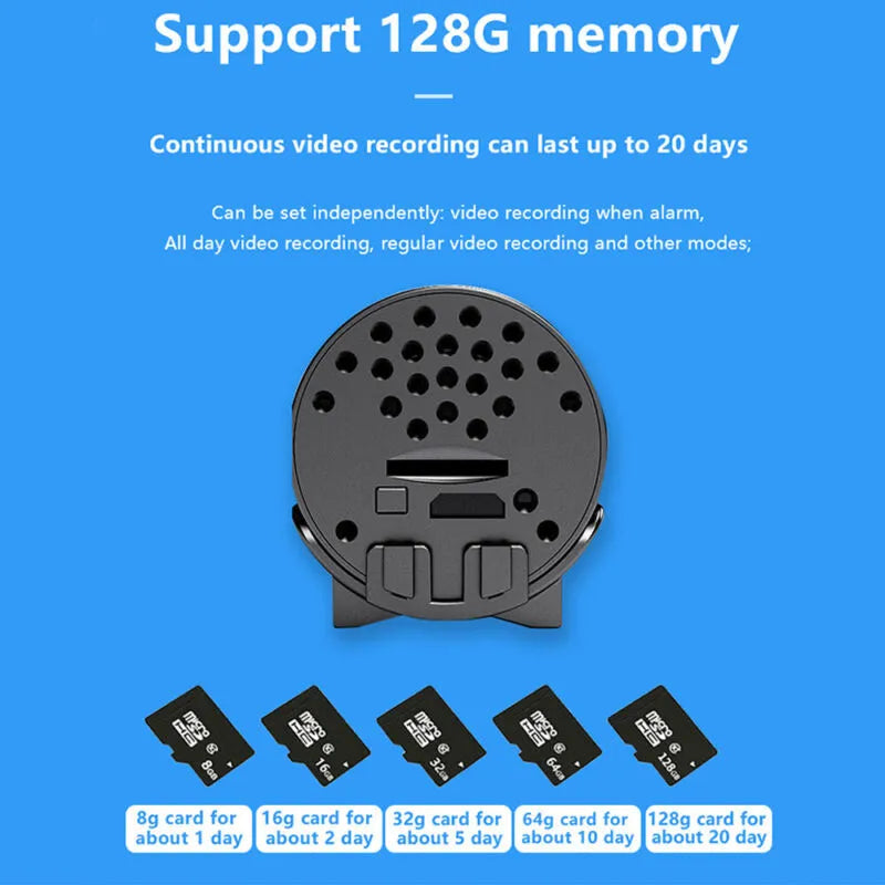 MINI WIFI CAMERA 1080P HD - NIGHT VISION INCLUDED