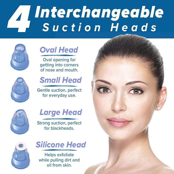 ✨Crispy 4 in 1 Multi-Function Blackhead Whitehead Extractor Remover Device