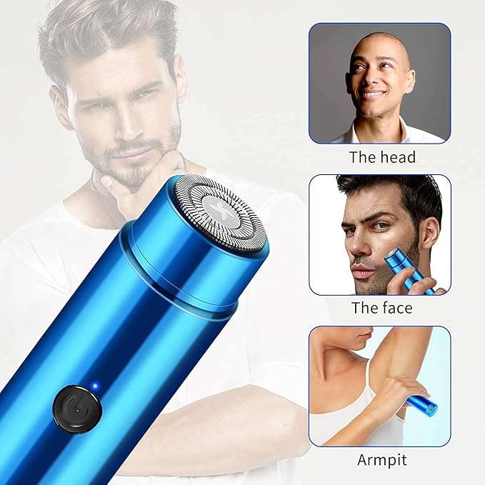 ✨Nutts Shaver for Men Brushless Motor Shaving Machine Mini Portable Electric Shaver for Men Face Shaving
