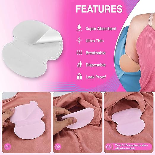 Under Arm Sweat Pads- 24 Pads