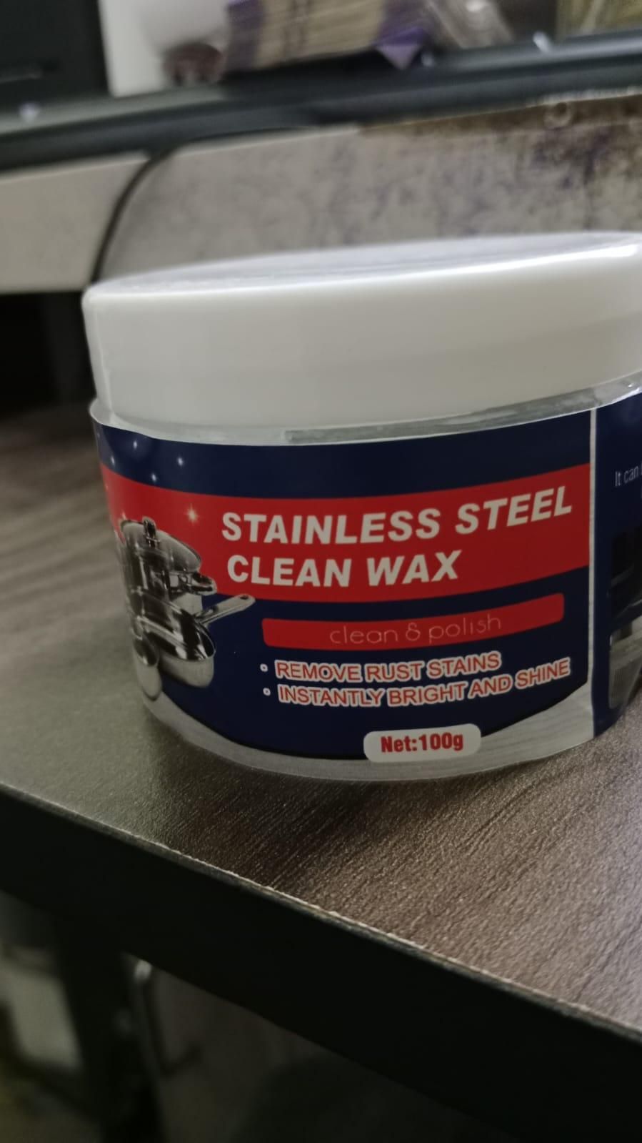Stainless Steel Cleaning Wax