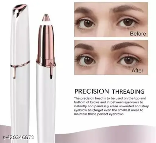 ✨ Electric Eyebrow Trimmer Makeup Eye Brow Epilator Mini Shaver Razors Women Portable Facial Body Hair Remover Strips