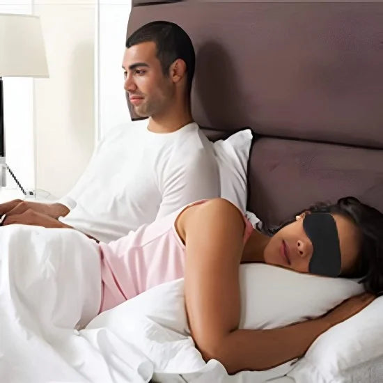 Cooling Gel Eye Mask & Free Snore Clip