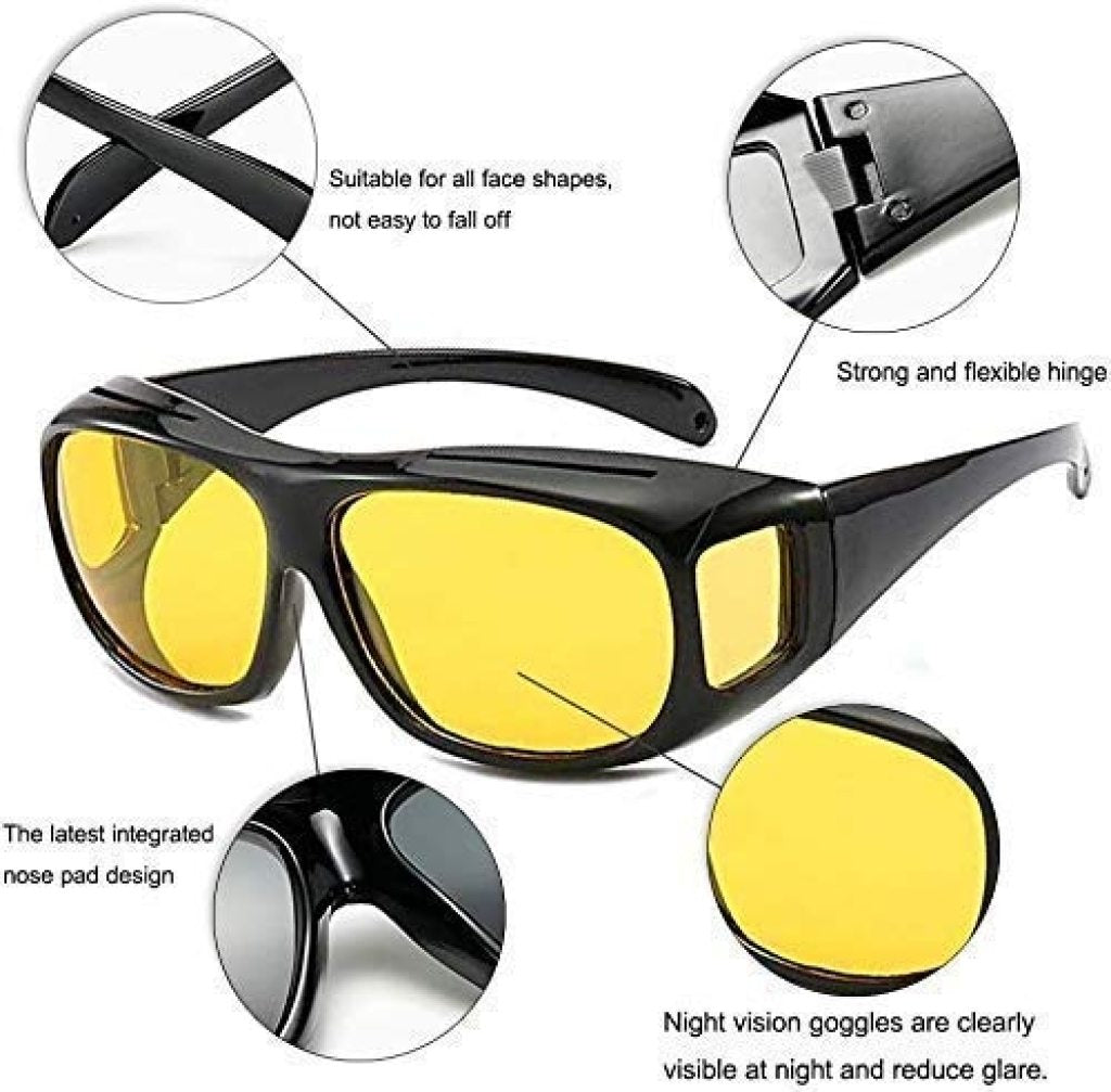 Night Vision HD Glasses With FREE Headphone @ Just Rs.599/-