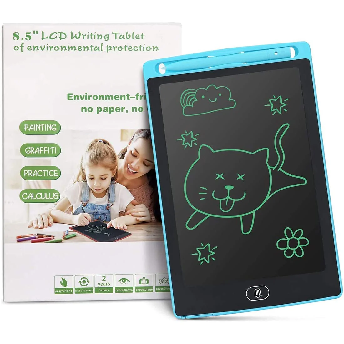 ✨ LCD Writing Pad Tablet 8.5 Inch Digital Slate for Kids Learning Educational Toys Painting Smart Drawing Board Portable