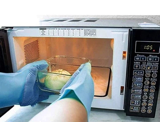 Silicon Cleaning Hand Gloves