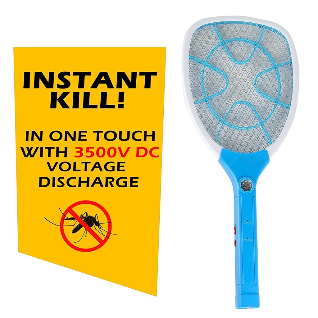 ✨Mosquito Racket Swatter Mosquito Bat With Light Outdoor✨
