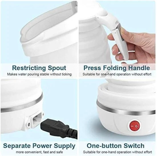 Silicone foldable kettle