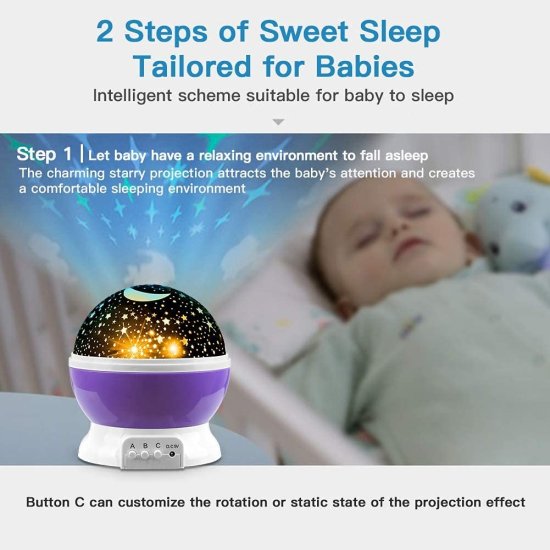 Star Master Moon Star Light Galaxy Projector Light
