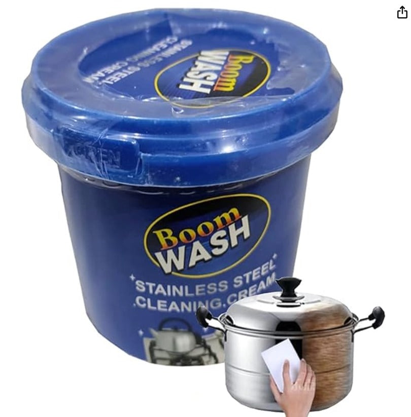 ✨ Non Scratch Dish Wash Cloth GET FREE Steel Over Cookware Cleaning Paste😍