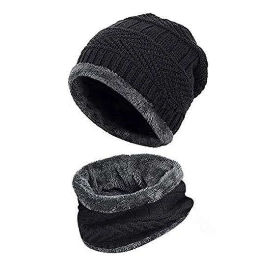 Winter Warm Knit Thick Beanie Cap