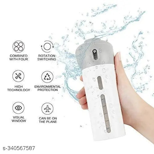 4 in 1 Travel Refillable Cosmetic Containers Set Liquid Storage Box