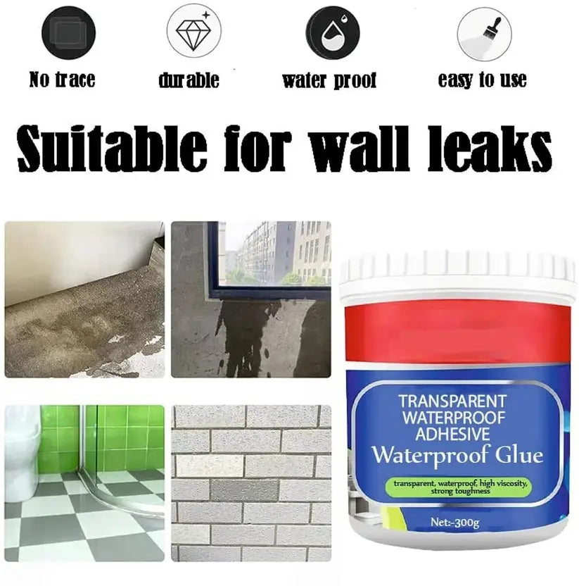 Waterproof Glue with FREE Brush (300 ML/ 350 SQ FT )