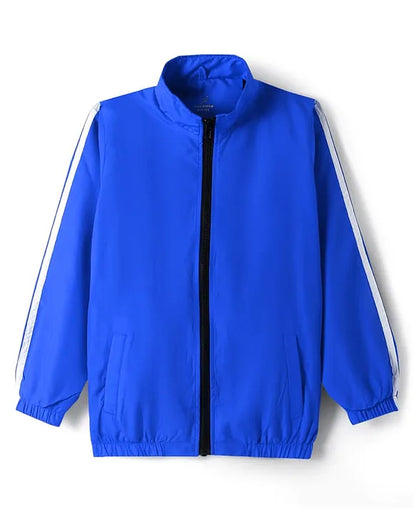 Pine Active Woven Full Sleeve Tracksuit with Tape Detailing - Blue