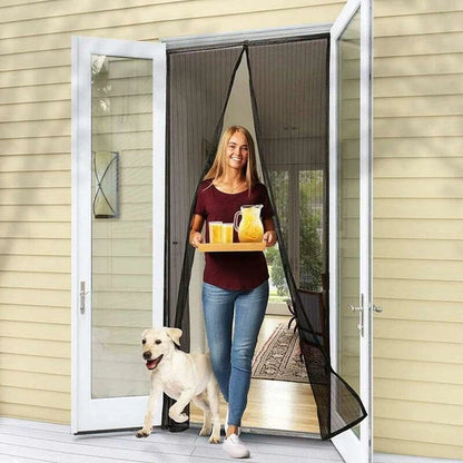 Magic Mesh Magnetic Door Curtain (Size: 4 Foot/ 7 Foot)