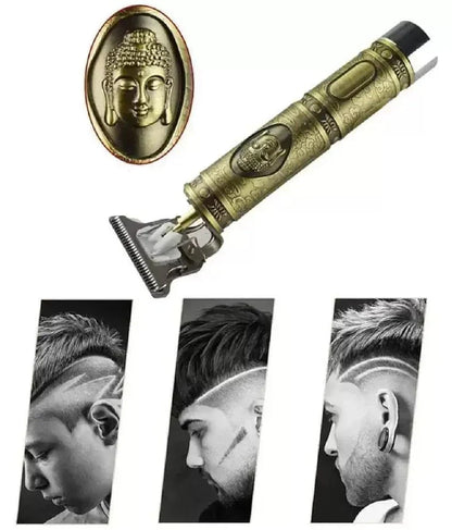 Men's Hair Trimmer Adjustable Blade, Close Cut Trimming, 1200 Mah Battery, Gold @ Just Rs.599/-