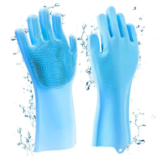 Silicon Cleaning Hand Gloves