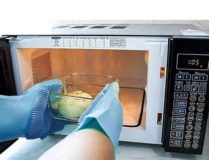 Silicon Cleaning Hand Gloves