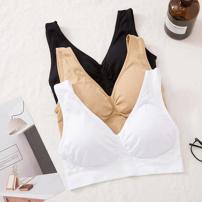 Women's Cotton Solid Air Bra  ( BUY 1 GET 2 FREE🔥)