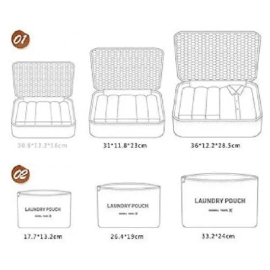Laundry Pouch Storage Bags