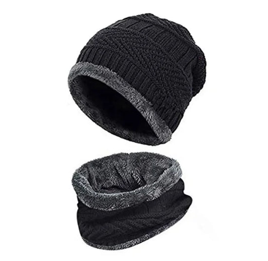 Winter Warm Knit Thick Beanie Cap